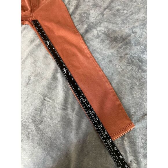 Spanx Leggings Womens Small Rust Jean-ish Ankle Mid Rise Pull On Jegging Skinny - Picture 8 of 9